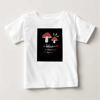Pour Bébé T-shirt mignon champignon 