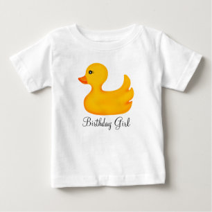 Pour Bébé T-shirt mignon en caoutchouc d'anniversaire