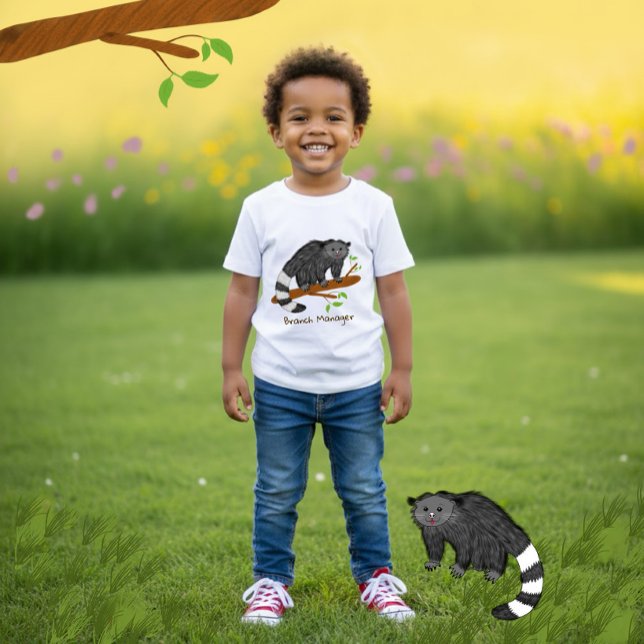 Pour Bébé T-shirt Mignon Enfants Binturong (Créateur téléchargé)