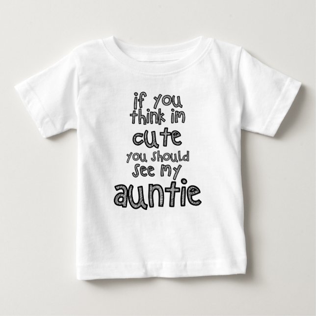 Pour Bébé T-shirt mignon et drôle d'enfants (Devant)
