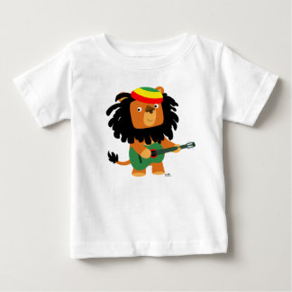 Pour Bébé T-shirt Mignonne Cartoon Lion of Zion Baby