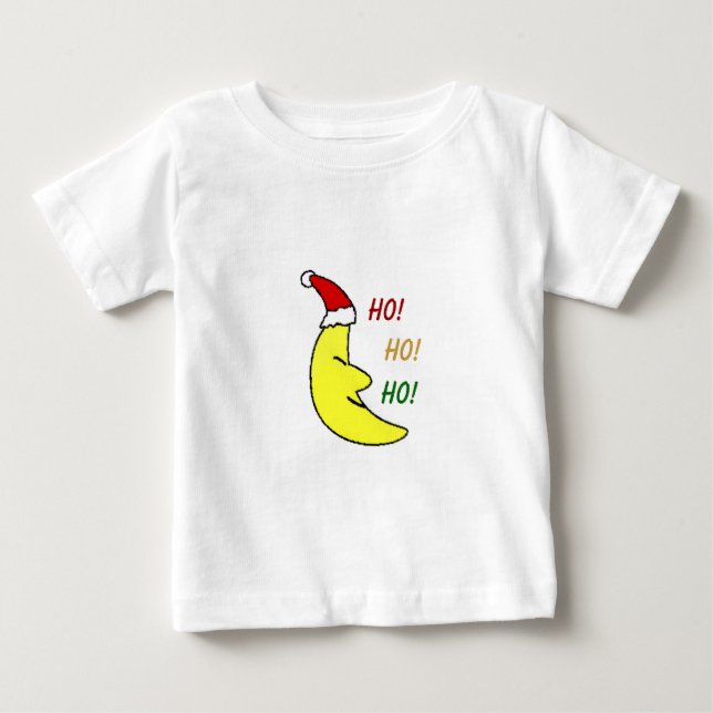 Pour Bébé T-shirt Moon Père Noël (Devant)