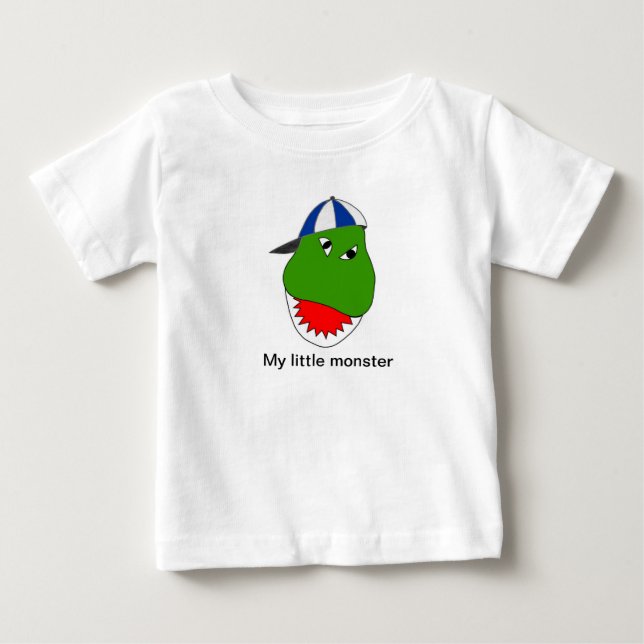 Pour Bébé T-shirt "My Little Monster" Toddler (Devant)