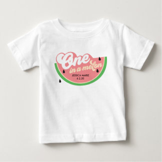 Pour Bébé T-shirt One In a Melon First Birthday