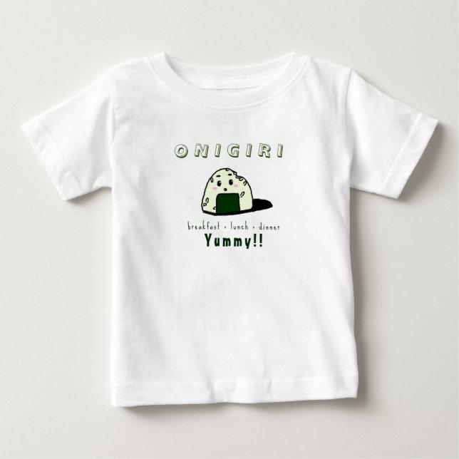Pour Bébé T-shirt Onigiri (Devant)