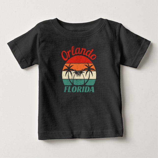 Pour Bébé T-shirt Orlando Florida (Devant)