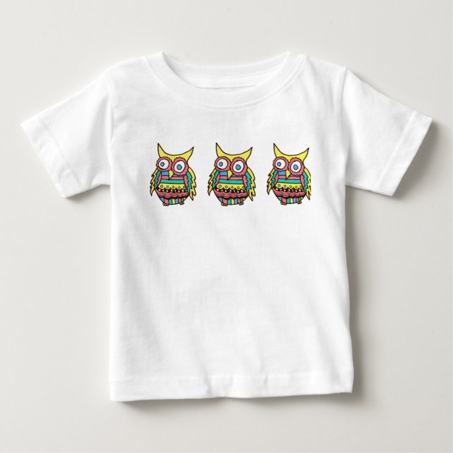 Pour Bébé T-shirt Owl Baby (Devant)