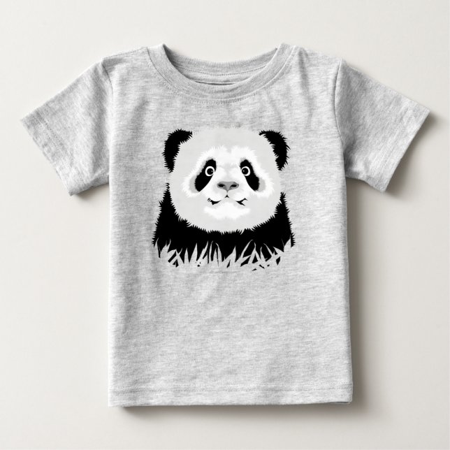 Pour Bébé T-shirt Panda Bear Baby (Devant)