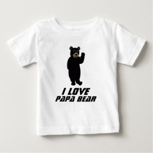 Pour Bébé T-shirt Papa Bear