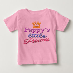 Pour Bébé T-shirt Pappy's Little Princess Baby Toddler