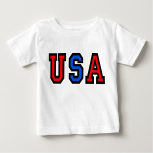 Pour Bébé T-shirt Patriotique Toddler USA