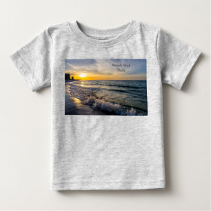 Pour Bébé T-shirt Pensacola Splashing Waves Sunrise Toddler