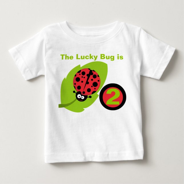 Pour Bébé T-shirt personnalisable d'anniversaire de (Devant)