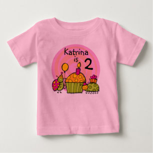 Pour Bébé T-shirt personnalisable d'anniversaire de petit