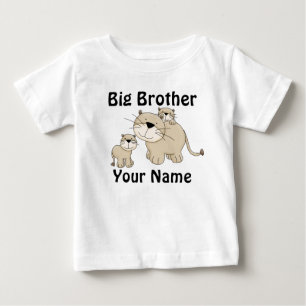 Pour Bébé T-shirt personnalisé Big Brother Lion