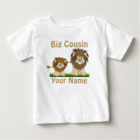T-shirt personnalisé Big Cousin Lion