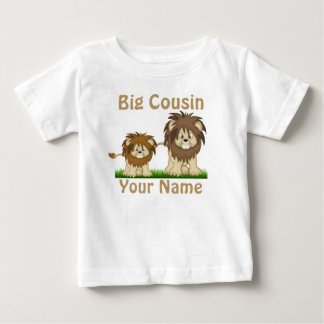 Pour Bébé T-shirt personnalisé Big Cousin Lion