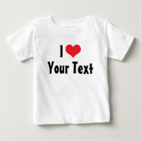 T-shirt Personnalisé I Love