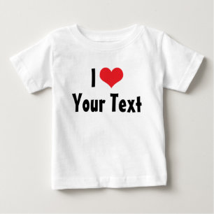 Pour Bébé T-shirt personnalisé J'aime