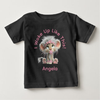 Pour Bébé T-shirt personnalisé Je me suis réveillé comme ça