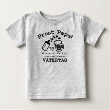 T-shirt personnalisé Papa Baby Fête des pères tenu