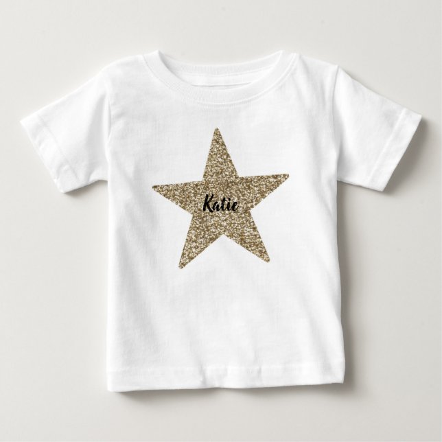 Pour Bébé T-shirt personnalisé Twinkle Twinkle Little Star (Devant)