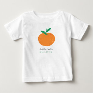 Pour Bébé T-Shirt Petit Cutie Cute Orange Baby