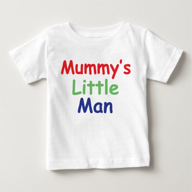 Pour Bébé T-shirt petit homme de maman (Devant)