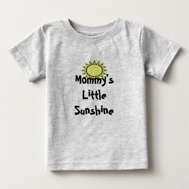 Pour Bébé T-shirt petit soleil de maman (Devant)