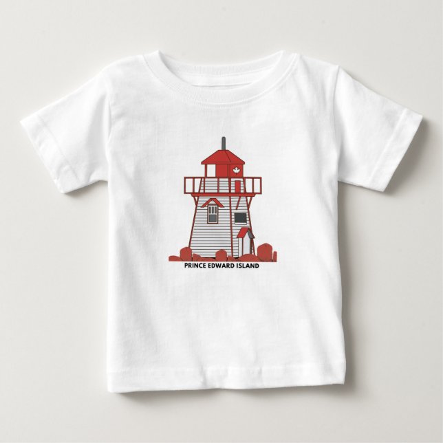 Pour Bébé T-shirt Phare de Covehead ÎPE (Devant)