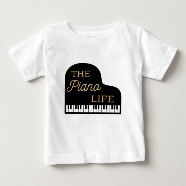 Pour Bébé T-shirt Piano Life Grand Piano (Devant)
