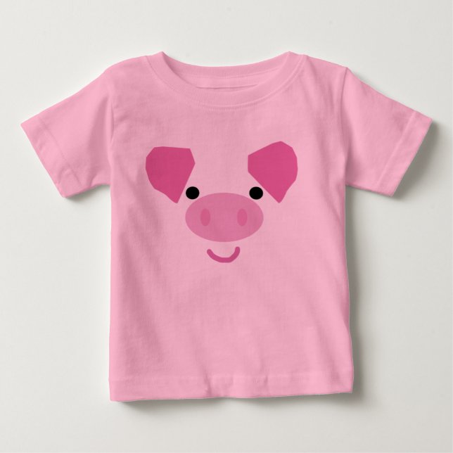 Pour Bébé T-shirt Piggy mignonne (Devant)