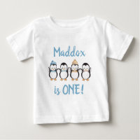 T-shirt Pingouin 1er anniversaire T-shirt personna