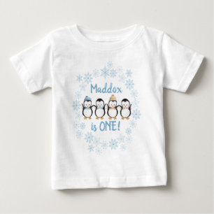 Pour Bébé T-shirt Pingouin 1er anniversaire T-shirt personna