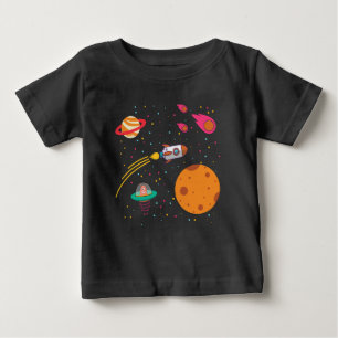 Pour Bébé T-shirt Planètes spatiales Toddler