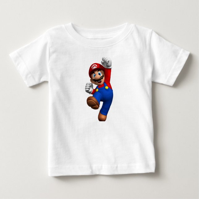 Pour Bébé T-shirt Power-Up Mario Baby (Devant)