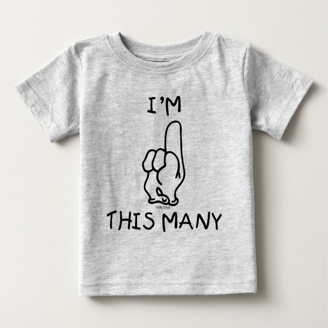 Pour Bébé T-shirt premier anniversaire (Devant)