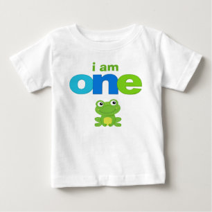 Pour Bébé T-shirt premier anniversaire grenouille Enfant Béb
