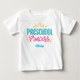 Pour Bébé T-shirt Princesse Pré-Scolaire personnalisé