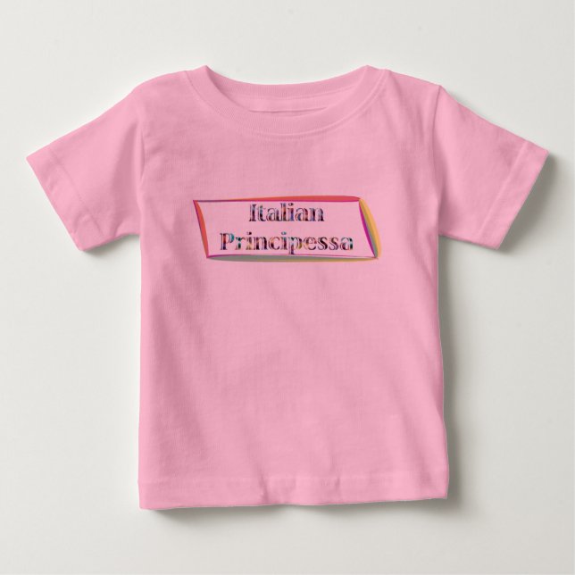 Pour Bébé T-shirt Principessa Baby (Devant)