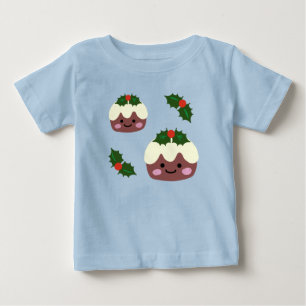 Pour Bébé T-Shirt Pudding de Noël