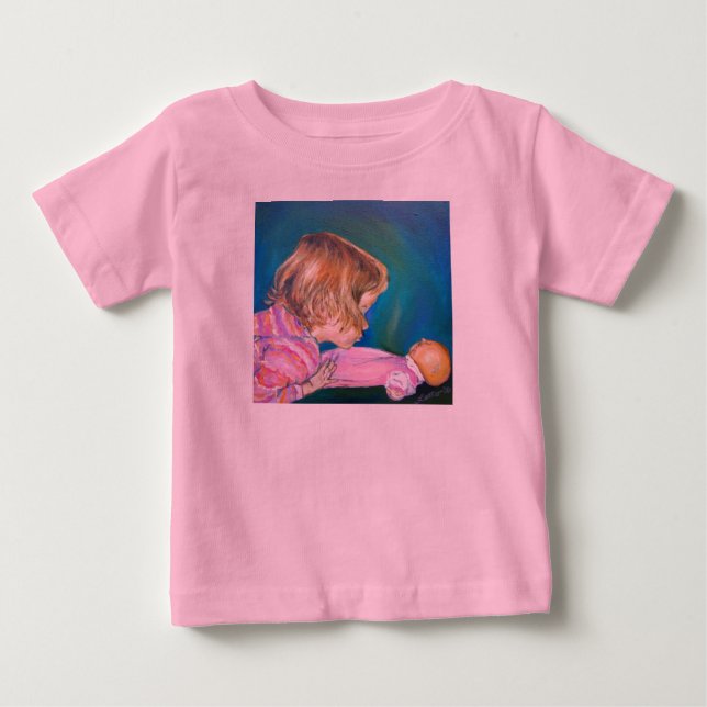 Pour Bébé T-shirt pyjama rose (Devant)