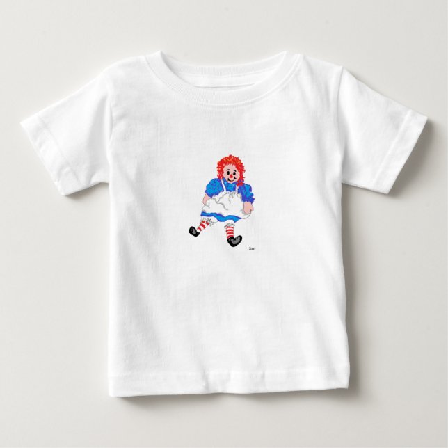 Pour Bébé T-Shirt Raggedy Ann (Devant)