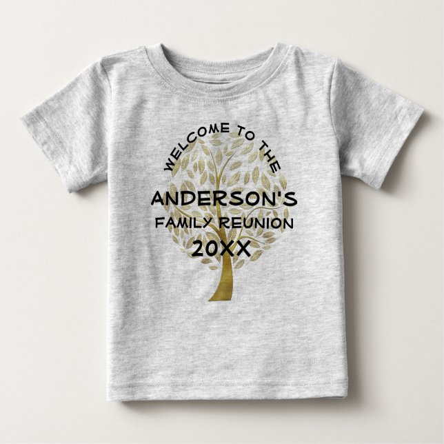 Pour Bébé T-shirt Réunion familiale (Devant)