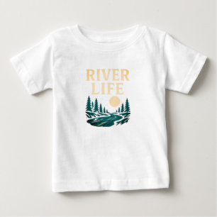 Pour Bébé T-shirt River Is Life - Inspiré par la nature