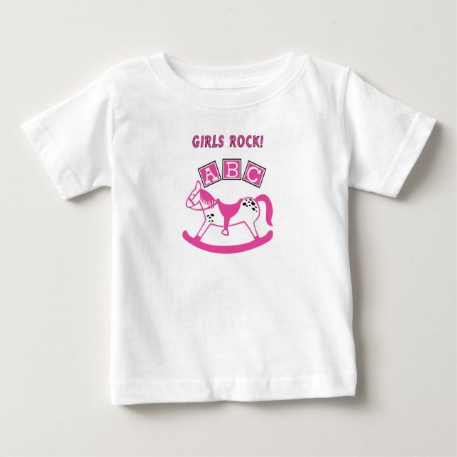 Pour Bébé T-shirt Rock Girls (Devant)