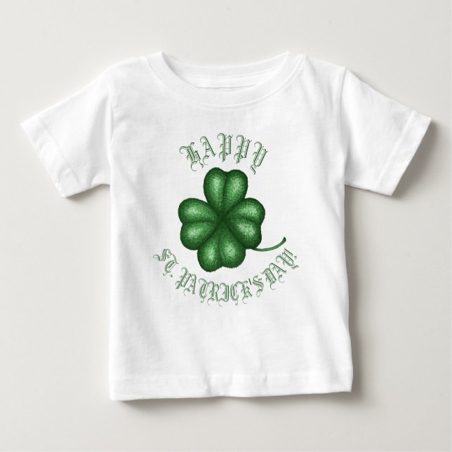 Pour Bébé T-shirt shamrock (Devant)
