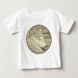 Pour Bébé T-shirt Shiba Inu Art Baby's Amoureux des chiens S