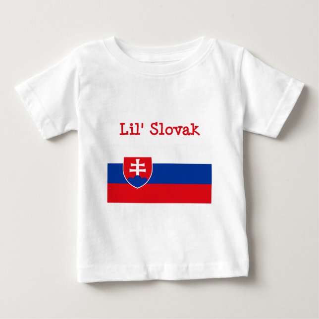 Pour Bébé T-shirt slovaque de Lil (Devant)