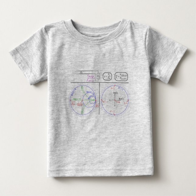 Pour Bébé T-Shirt Smith Diagramme d'explication de base (Devant)